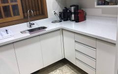 Cozinha em Silestone Blanco Stellar